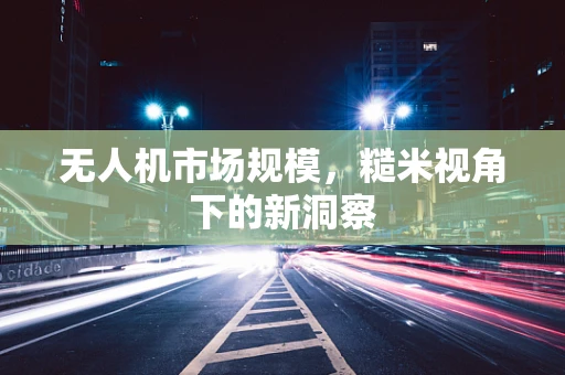 无人机市场规模，糙米视角下的新洞察