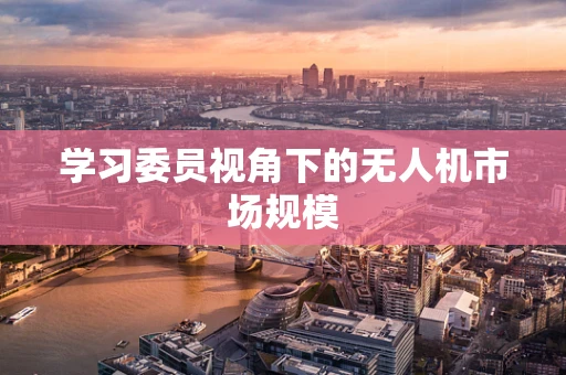 学习委员视角下的无人机市场规模