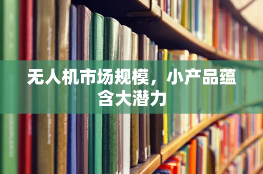 无人机市场规模，小产品蕴含大潜力