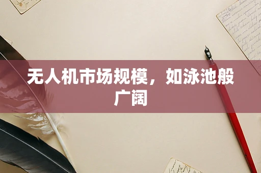 无人机市场规模，如泳池般广阔