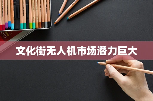 文化街无人机市场潜力巨大