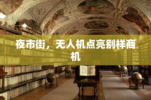 夜市街，无人机点亮别样商机