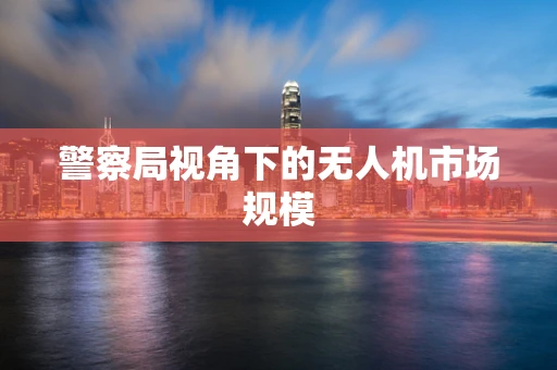 警察局视角下的无人机市场规模