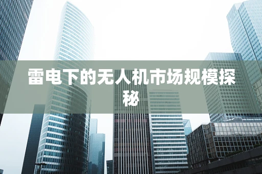 雷电下的无人机市场规模探秘