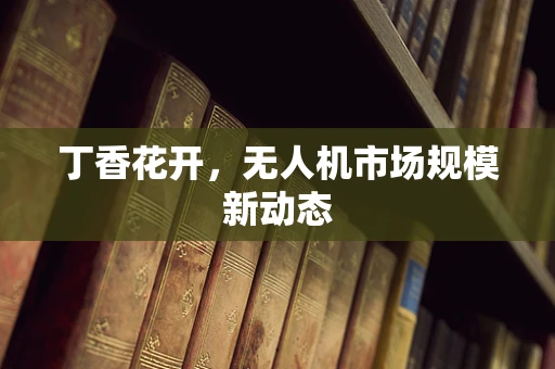丁香花开，无人机市场规模新动态