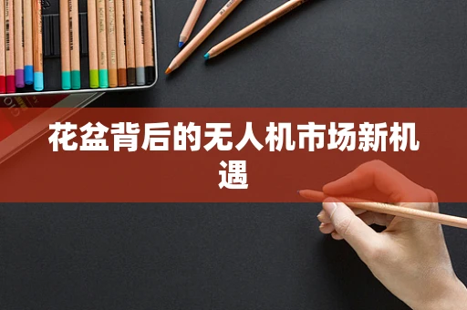 花盆背后的无人机市场新机遇