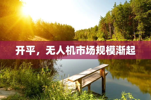 开平，无人机市场规模渐起