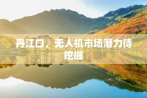 丹江口，无人机市场潜力待挖掘
