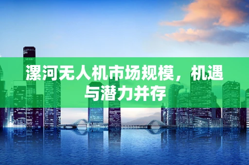 漯河无人机市场规模，机遇与潜力并存
