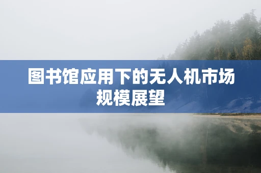 图书馆应用下的无人机市场规模展望
