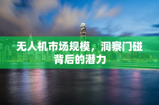 无人机市场规模，洞察门碰背后的潜力