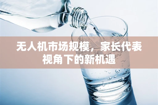 无人机市场规模，家长代表视角下的新机遇