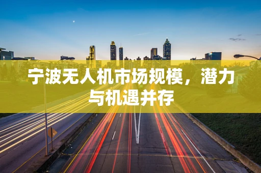 宁波无人机市场规模，潜力与机遇并存