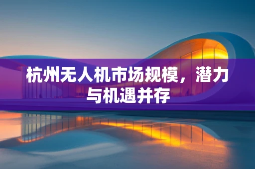 杭州无人机市场规模，潜力与机遇并存