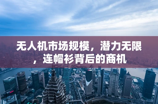 无人机市场规模，潜力无限，连帽衫背后的商机