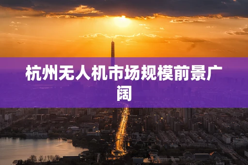 杭州无人机市场规模前景广阔