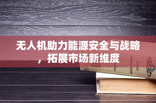 无人机助力能源安全与战略，拓展市场新维度