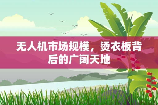 无人机市场规模，烫衣板背后的广阔天地