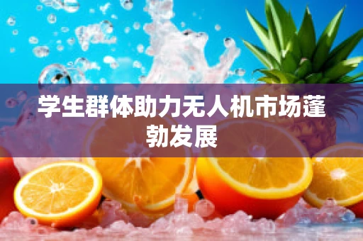 学生群体助力无人机市场蓬勃发展