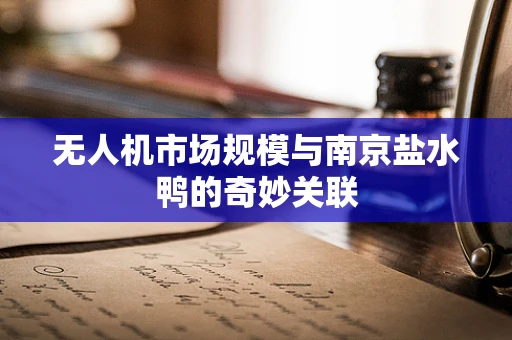 无人机市场规模与南京盐水鸭的奇妙关联