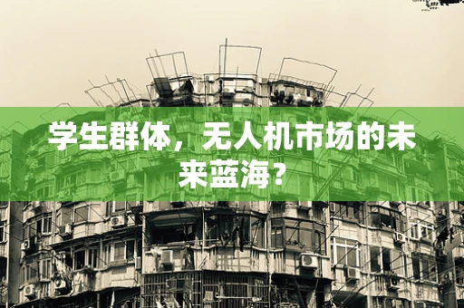 学生群体，无人机市场的未来蓝海？