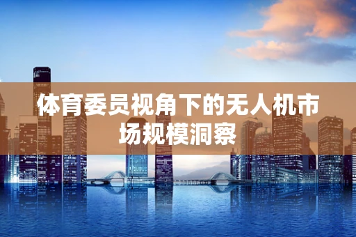 体育委员视角下的无人机市场规模洞察