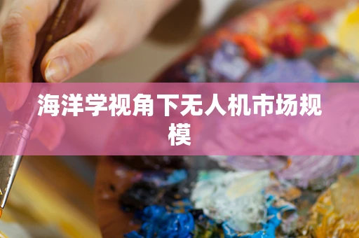 海洋学视角下无人机市场规模