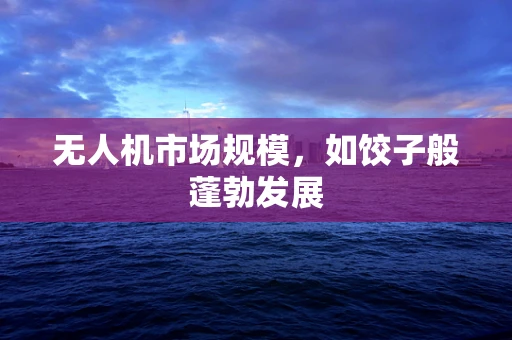 无人机市场规模，如饺子般蓬勃发展