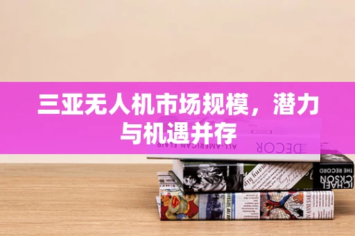 三亚无人机市场规模，潜力与机遇并存