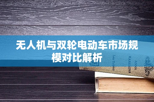 无人机与双轮电动车市场规模对比解析
