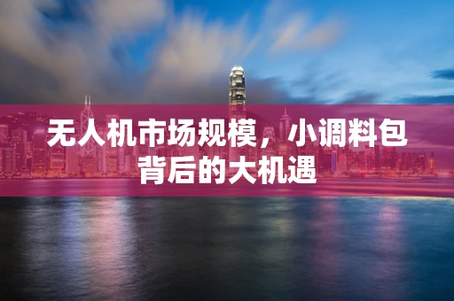 无人机市场规模，小调料包背后的大机遇