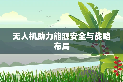 无人机助力能源安全与战略布局