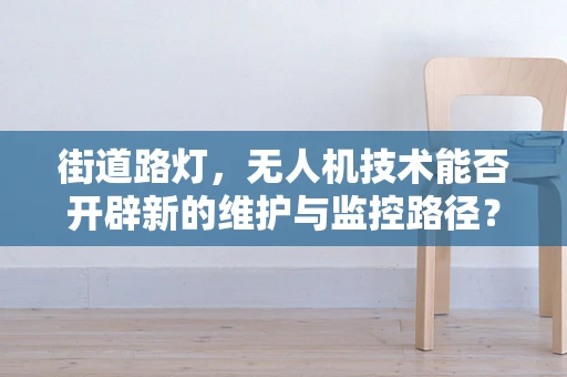 街道路灯，无人机技术能否开辟新的维护与监控路径？