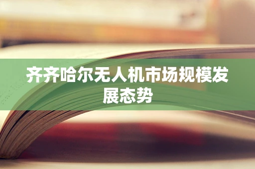 齐齐哈尔无人机市场规模发展态势