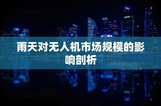 雨天对无人机市场规模的影响剖析