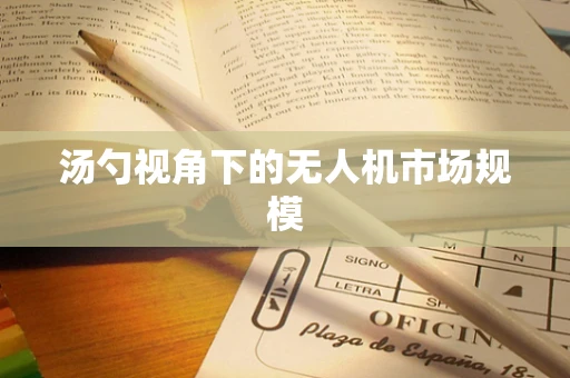 汤勺视角下的无人机市场规模