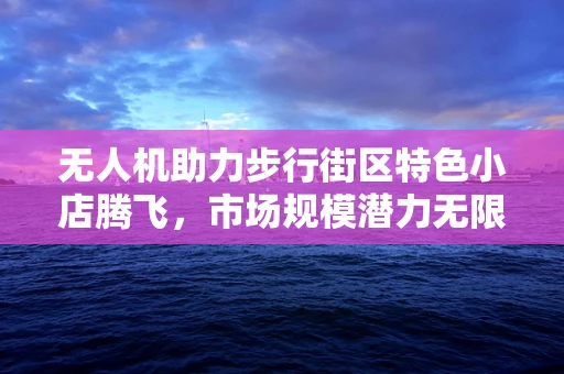 无人机助力步行街区特色小店腾飞，市场规模潜力无限