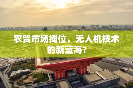 农贸市场摊位，无人机技术的新蓝海？